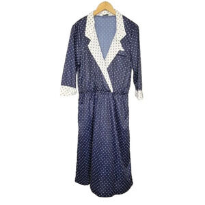 BLAIR 3/4 Sleeve Elastic Waist Midi V neck Dress